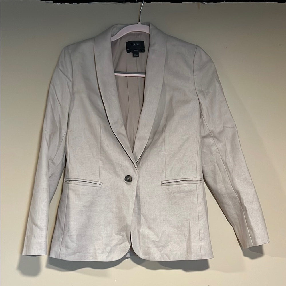 J.Crew Tan Suit (Jacket Size 4/Pants Size 6)